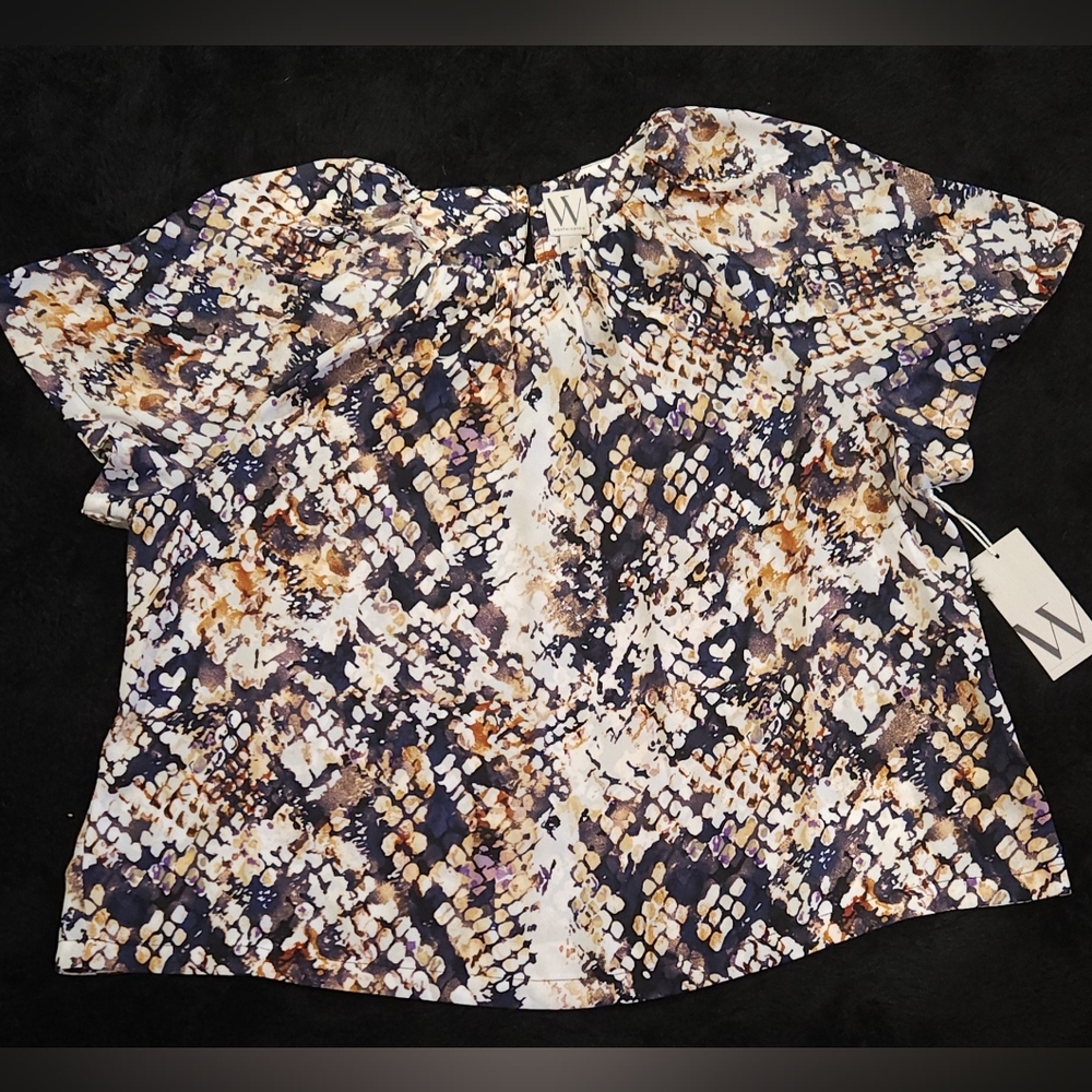 Worthington XL Snake Skin Blouse